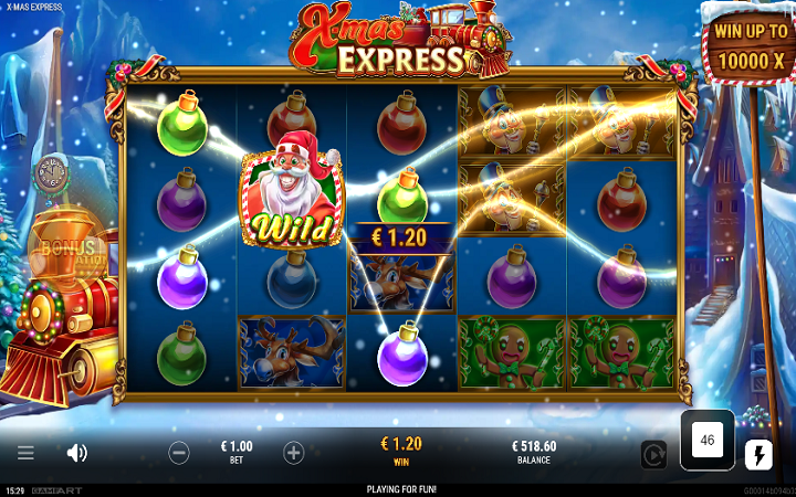 X-Mass Express-džoker-online casino bonus-game art