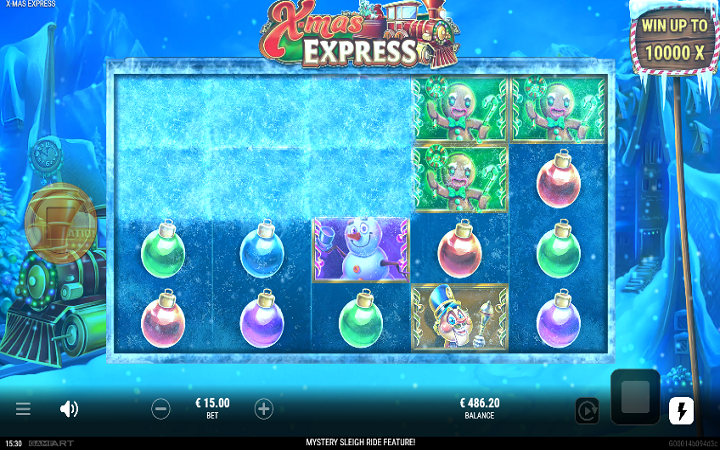 X-Mass Express-mystery sleigh ride-online casino bonus-GameArt