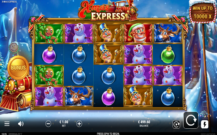 X-Mass Express-online casino bonus-Game Art