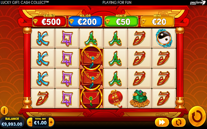 Lucky Gift Cash Collect-online casino bonus-playtech