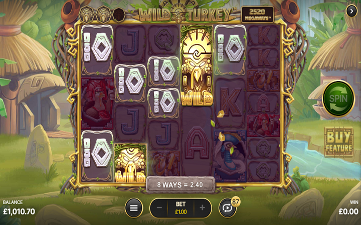 Wild Turkey Megaways-džoker-NetEnt-online casino bonus