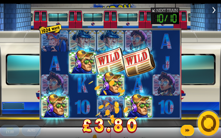London Tube-Wild Bonus-online casino bonus-red tiger