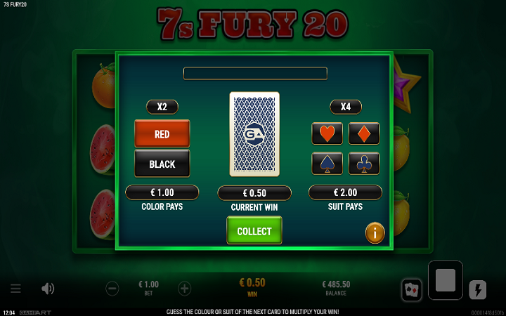 7s Fury 20-bonus kockanja-online casino bonus-gameart