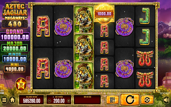 Aztec Jaguar Megaways-online casino bonus-synot