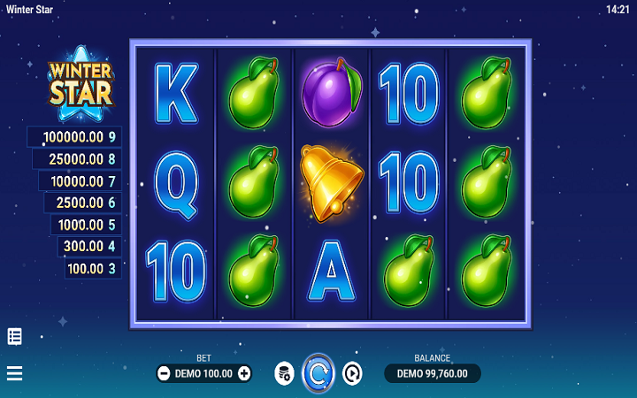Winter Star-evoplay-online casino bonus