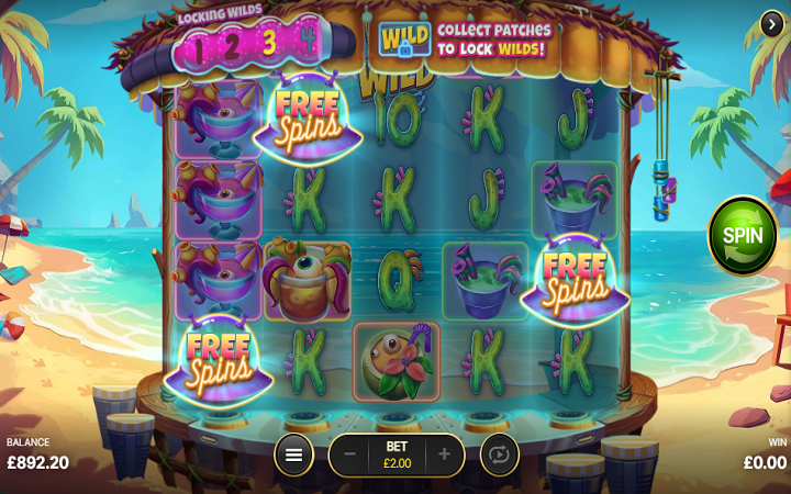 Beach Invaders-skejter-netent-online casino bonus