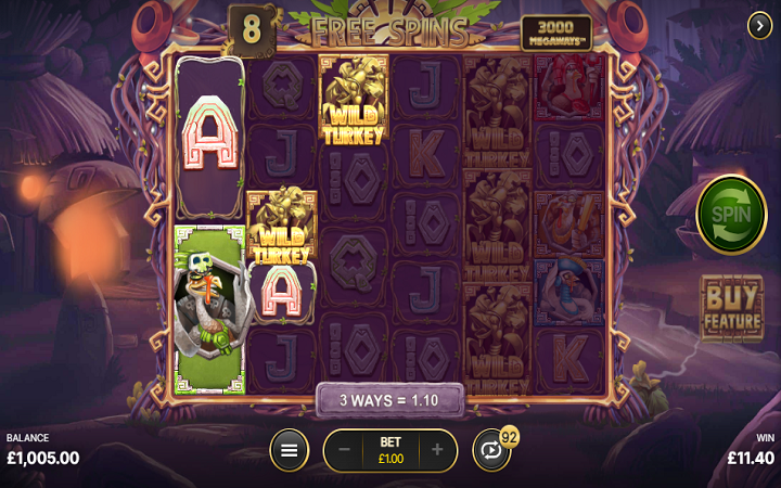 Wild Turkey Megaways-besplatni spinovi-netent-online casino bonus