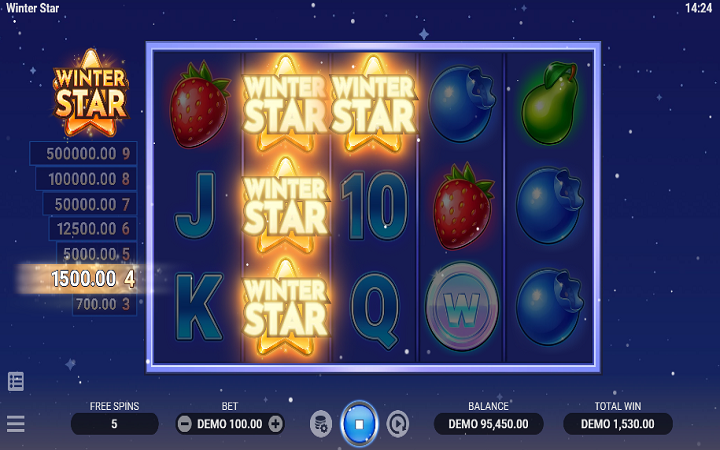 Winter Star-besplati spinovi-evoplay-online casino bonus