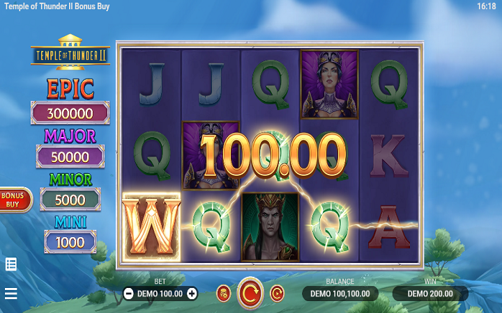 Temple of Thunder 2 Bonus Buy-džoker-online casino bonus-evoplay