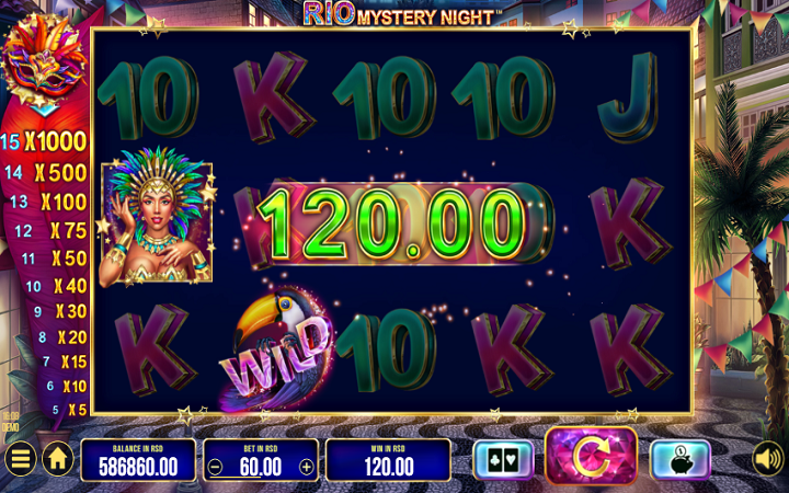 Rio Mystery Night-džoker-online casino bonus-Synot