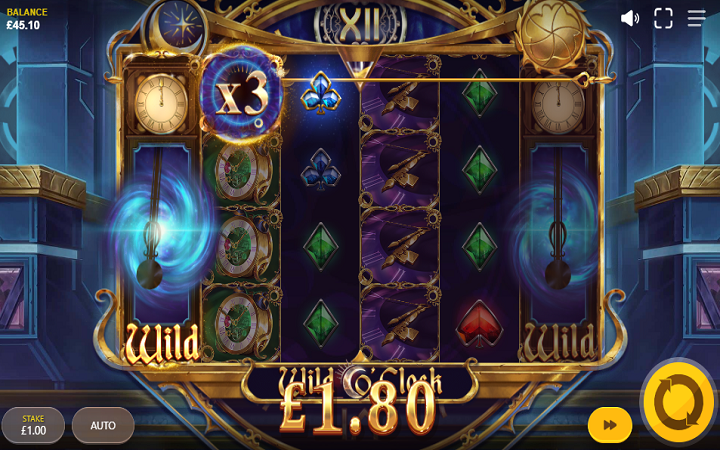 Wild O Clock-džoker množilac-online casino bonus-red tiger