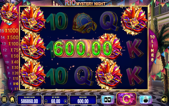 Rio Mystery Night-bonus-maska-online casino bonus-Synot
