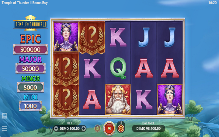 Temple of Thunder 2 Bonus Buy-misteriozni simbol-evoplay