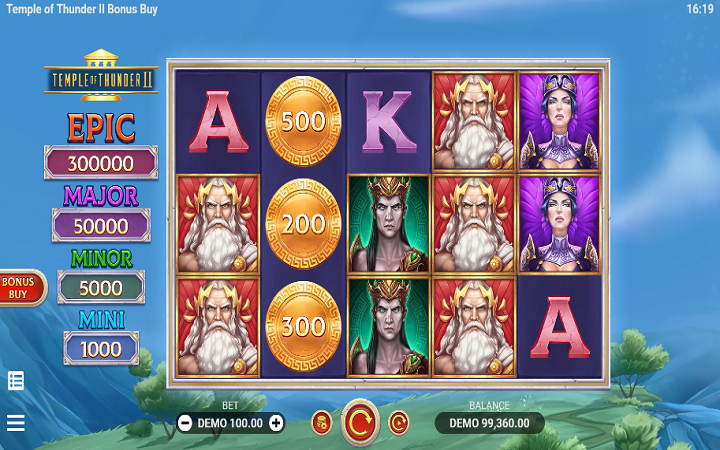 Temple of Thunder 2 Bonus Buy-online casino bonus-evoplay