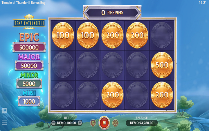 Temple of Thunder 2 Bonus Buy-hold and win-online casino bonus-evoplay