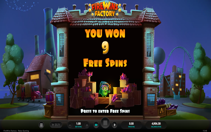 Firewins Factory-skejter-relax gaming-online casino bonus