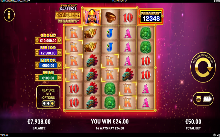 Fire Blaze Sky Queen Megaways-džoker-online casino bonus-playtech