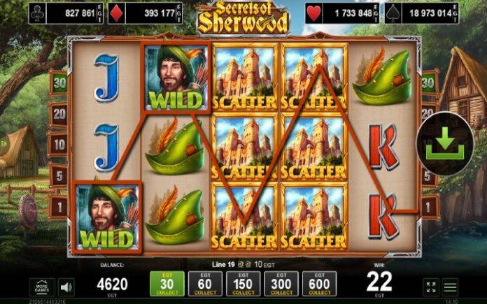 Secrets of Sherwood-džoker-online casino bonus-amusnet-robin hud
