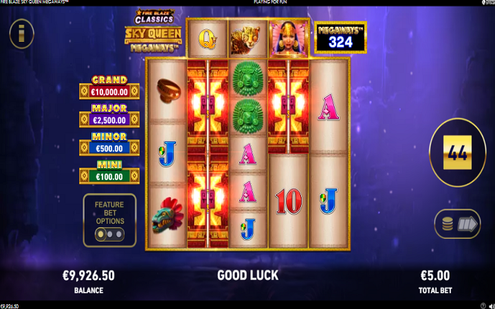 Fire Blaze Sky Queen Megaways-misteriozan simbol-online casino bonus-playtech