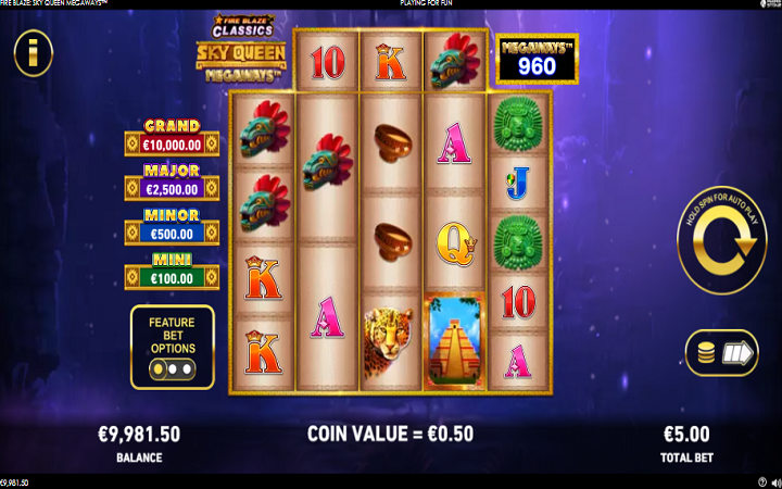 Fire Blaze Sky Queen Megaways-online casino bonus-playtech