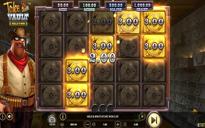 Take the Vault-hold and win-online casino bonus-betsoft