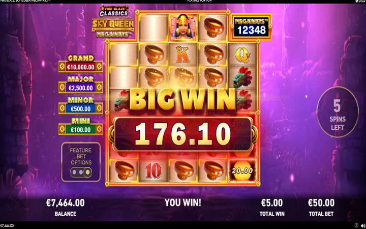 Fire Blaze Sky Queen Megaways-besplatni spinovi-playtech-online casino bonus