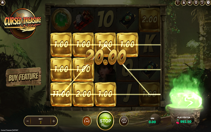 Cursed Treasure-cash prize-online casino bonus-netent
