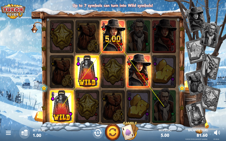 Yukon Fever-džoker-online casino bonus-mascot gaming