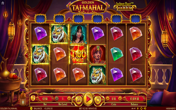 Golden Taj Mahal-džoker-online casino bonus-habanero