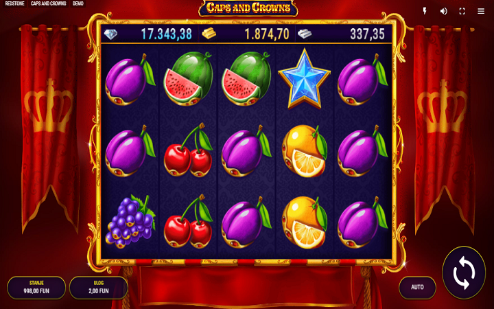 Caps and Crowns-online casino bonus-redstone