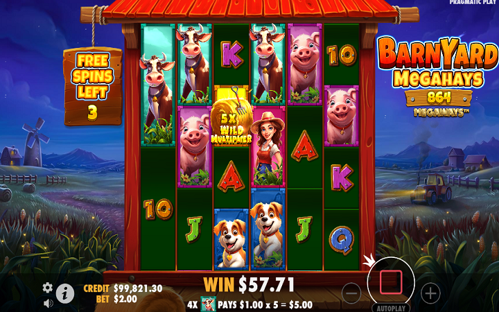 Barnyard Megahays Megaways-besplatni spinovi-pragmatic play-online casino bonus