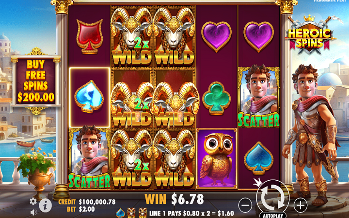 Heroic Spins-džoker-online casino bonus-pragmatic play