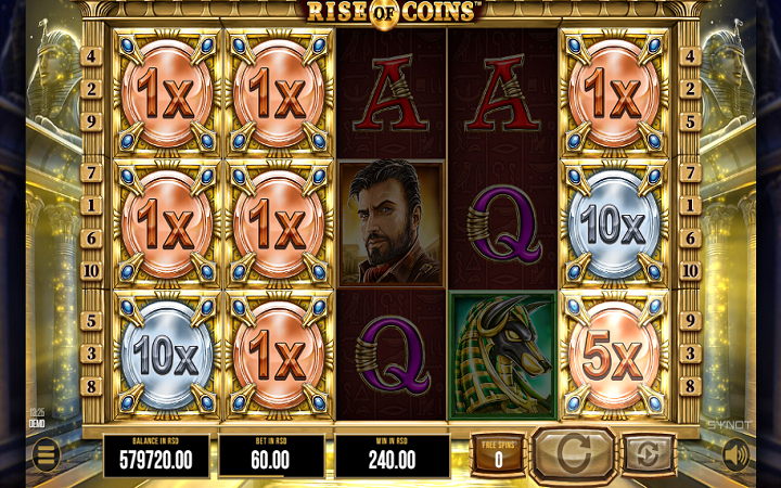 Rise of Coins-besplatni spinovi-online casino bonus-synot