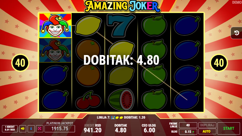 Amazing Joker-besplatni spinovi-online casino bonus-fazi