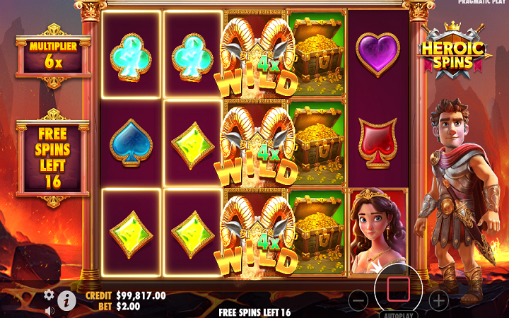 Heroic Spins-besplatni spinovi-online casino bonus-pragmatic play