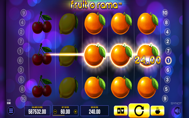 Fruit O Rama-dobitak zdesna ulevo-online casino bonus-synot