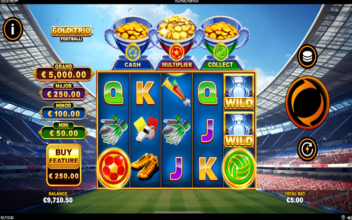 Gold Trio Football-bonus-online casino bonus-playtech