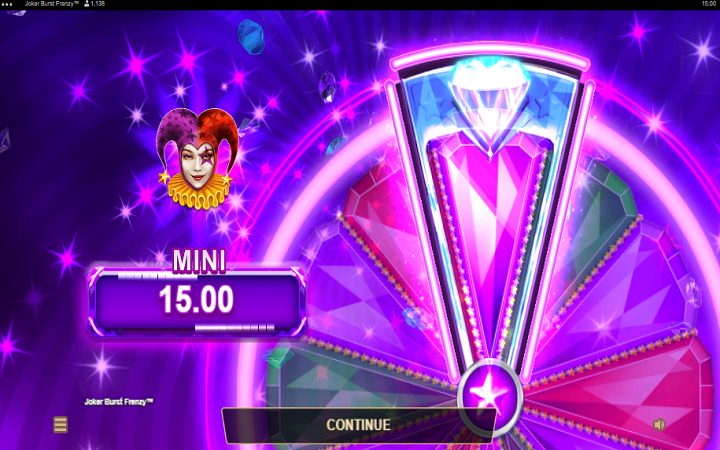 Joker Burst Frenzy-džekpot-točak sreće-online casino bonus-games global