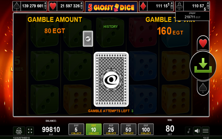 5 Glossy Dice-bonus kockanja-online casino bonus-egt casino