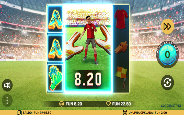 Soccer Strike-respin bonus-online casino bonus-Leap Casino