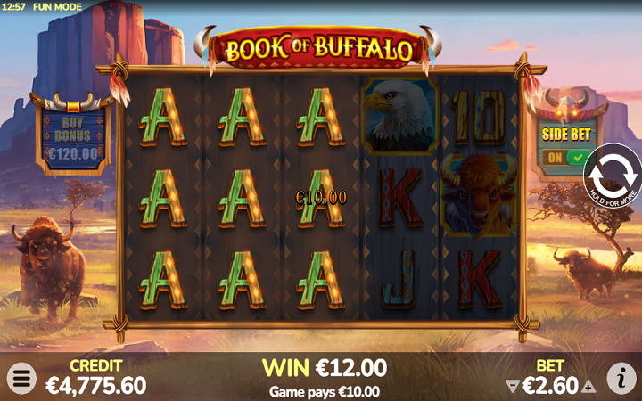 Book of Buffalo-stampedo-skejter-online casino bonus-oryx