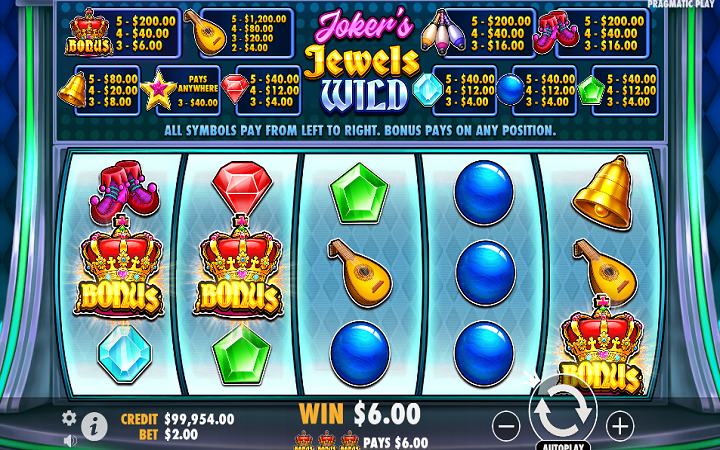 Jokers Jewels Wild-skejter-bonus-online casino bonus-pragmatic play