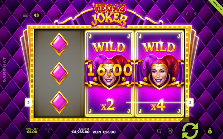 Vegas Joker-džokeri sa množiocima-online casino bonus-gamomat