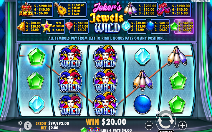 Jokers Jewels Wild-džoker-online casino bonus-pragmatic play