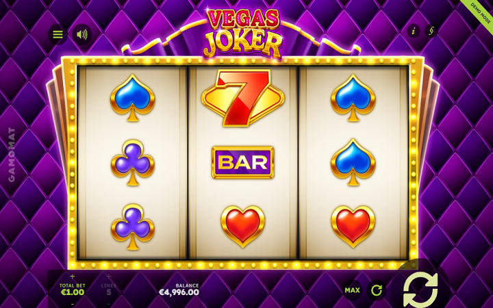 Vegas Joker-online casino bonus-gamomat