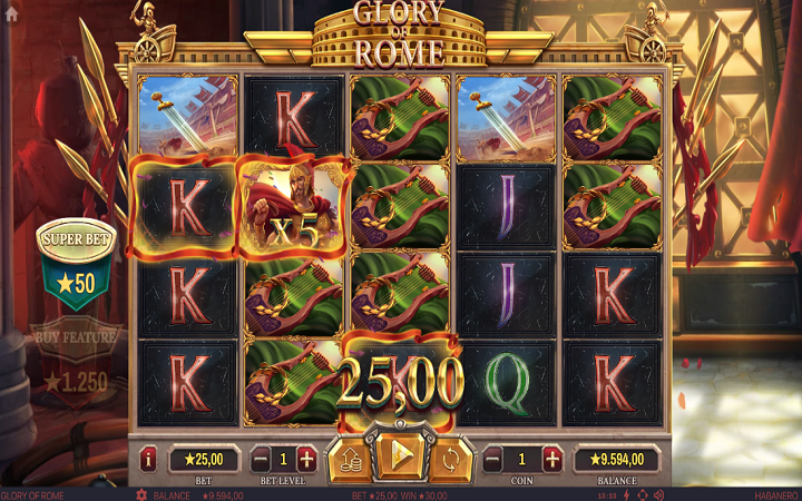 Glory of Rome-džoker-habanero-online casino bonus
