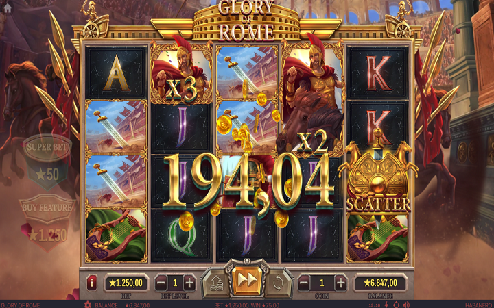Flory of Rome-besplatni spinovi-online casino bonus-habanero