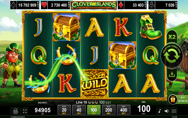 Clover Islands-džoker-online casino bonus-egt-amusnet