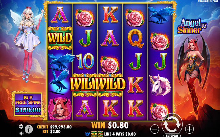Angel vs Sinner-džoker-pragmatic play-online casino bonus
