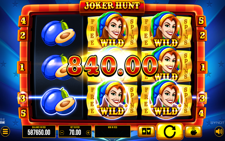 Joker Hunt-džoker-online casino bonus-synot